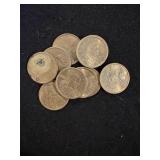 (10) Sacagawea Dollars Misc. Dates