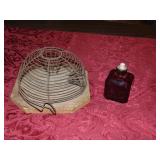 Primitive Mouse Trap & Red Glass Ink Well