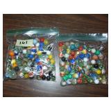 (2) Bags of Vintage/Retro Marbles