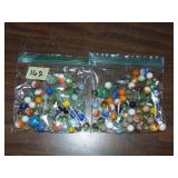 (2) Bags of Vintage/Retro Marbles