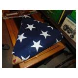 Rare 48 Star WW2 Casket Flag W/Gold Stripes