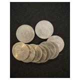 (10) Bicentennial Ike Dollars