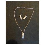 Necklace & Earrings Marked Barse 925
