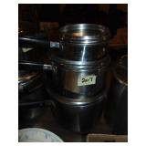 (3) Revereware Sauce Pans W/Lids