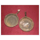 (2) Cast Iron Skillets