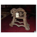 Large Farm Primitive Pulley
