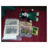 John Deere Plaque & Flat Of Collector Smalls