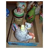 Large Lot Of Rooster Decor