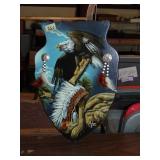 Painted Wooden Eagle/Native American Decor