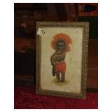 Black Americana Framed Print