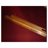 Lot of Yard Sticks & Yard and One Half Sticks