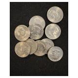 (10) 1979 Susan B. Anthony Dollars
