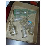 Flat Of Mini Bottles & Nu Grape Soda Bottle