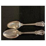 (2) Grand Boraque Pattern Sterling Serving Spoons
