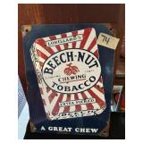 Metal Beech-Nut Chewing Tobacco Sign