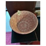 Longaberger Pottery Spongeware Bowl