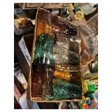 (8) Mid Mod Crinkle Art Glass Tumblers