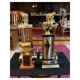 (4) Vintage Beef Tropy