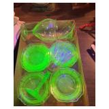 Flat Full Of Vaseline Glass