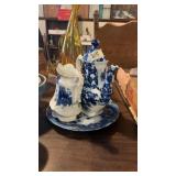 Lot Of Flow Blue China Pieces