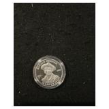 1 Troy Oz. .999 Fine Silver Reagan Round