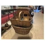 Large Lot Of Farmhouse Baskets