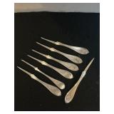 (7) Rogers Threaded Oval Nut Picks