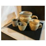 (4) Signed Hand Thrown Studio Pottery Pieces