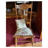 Windsor Style Antique Spoon Carved Rocker