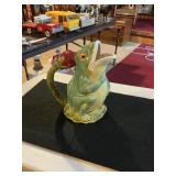 Vintage Wah Jiang Pottery Frog Pitcher