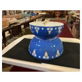 (2) Pre-War Boch Dresden Nesting Bowls