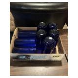 (8) Cobalt Blue Glass Tumblers
