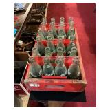 Antique Coca-Cola Tray Full Of Bottles