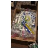 (6) Sets Of Art Glass Type Wind Chimes