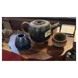 (4) Misc. Pieces Of Earthware Pottery