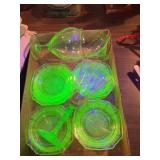 Flat Full Of Vaseline Glass