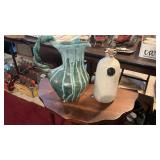 (2) Signed Hand Thrown Pottery Pieces