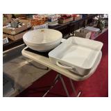 Quality Cordon Bleu Baking Dish & Large Mixing Bow