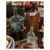 Lot of Misc. Glass Jugs & Medicine Bottles