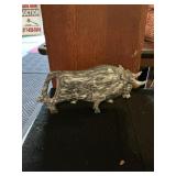Marble Bull Figurine