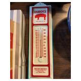 Metal United Duroc Swine Registry Thermometer