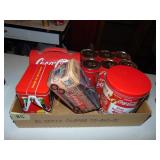 Flat Full Misc. Coca- Cola Tins
