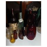 Collection Of Misc. Bottles & Vases