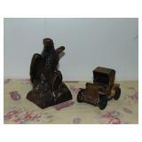 (2) Brass Type Collectible Banks