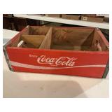 Antique Red Wooden Coca Cola Crate