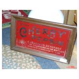 Vinatage/ Retro Cherry Pepsin Mirror- Framed