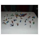 Vintage Hans Heinrichsen Lead Winter Figurines