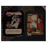 (2) Coca Cola Trays