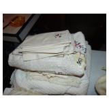 (2) Sets Vintage Table Linens