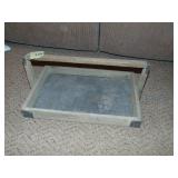 Primitive Berry Crate W/Galvanized Bottom